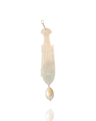 Mother Of Pearl Fish With Pearl 4
