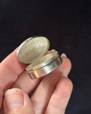 Tiny Handmade Silver Pill Box