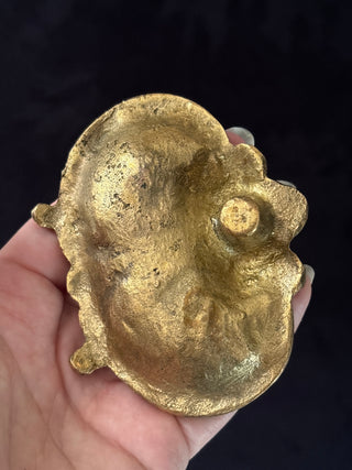 Small Brass Seashell Dish