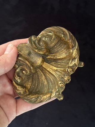 Small Brass Seashell Dish