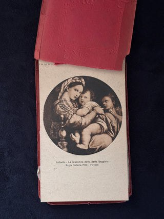 Antique Florentine Postcard Album