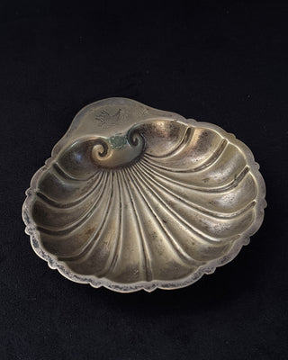 Antique Silver Plated Shell Dish