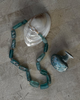 Chunky Ancient Roman Glass Necklace