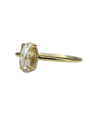 RTS Rose Cut Champagne Diamond Ring