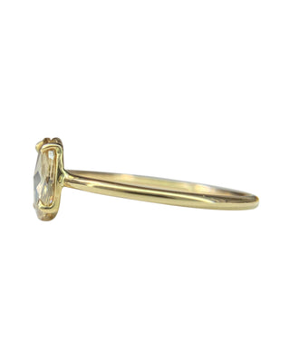 RTS Rose Cut Champagne Diamond Ring