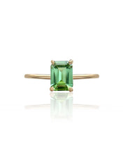 Load image into Gallery viewer, Emerald Cut Tourmaline Ring
