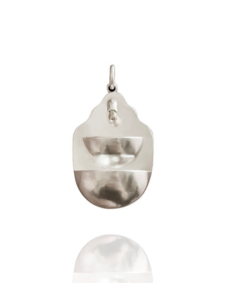 Silver Double Well Fontanella Pendant
