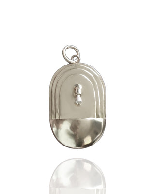 Silver Single Well Fontanella Pendant
