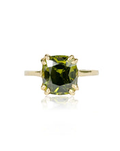 Load image into Gallery viewer, Olive Green Zircon Ring
