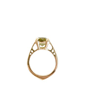 Load image into Gallery viewer, Olive Green Zircon Ring
