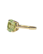 Load image into Gallery viewer, Oval Mint Green Tourmaline Ring
