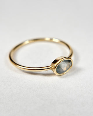 Oval Montana Sapphire Ring