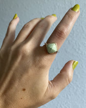 Load and play video in Gallery viewer, Chrysoprase Dome Ring
