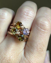 Load and play video in Gallery viewer, Mariam Tourmaline Ring in Yellow Green
