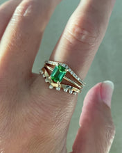 Load and play video in Gallery viewer, Emerald Cut Tourmaline Ring
