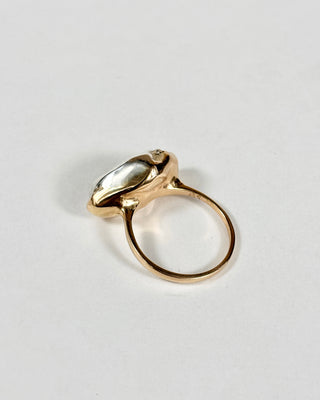 Silver Cloud Pearl Ring Sample