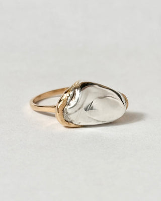 Silver Cloud Pearl Ring Sample