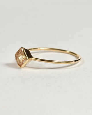 Oregon Sunstone Cushion Ring