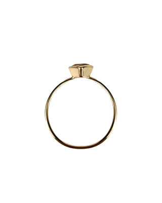 Oregon Sunstone Cushion Ring