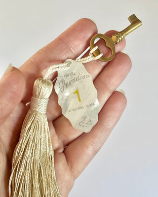 Hotel Paradiso Tassel Key Fob