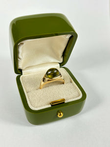 Green Tourmaline Omary Ring