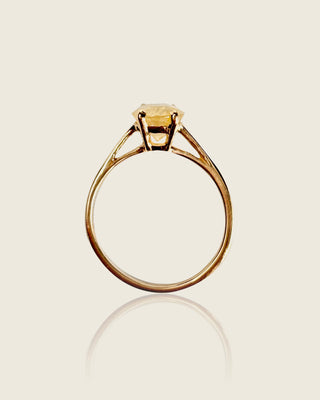 Butter Yellow Sapphire Ring