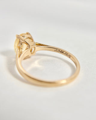 Butter Yellow Sapphire Ring
