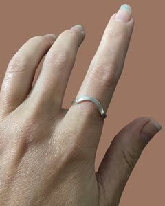 ONDA Ring In 14k White Gold