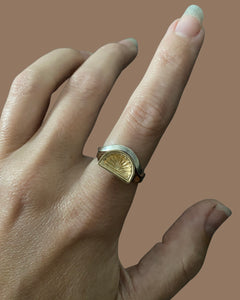 ONDA Ring In 14k White Gold