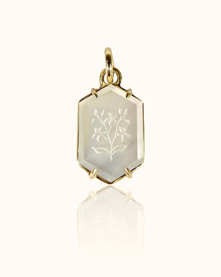 Orange Blossom Itaglio Pendant