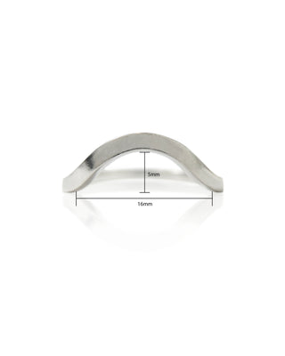ONDA Ring In 14k White Gold