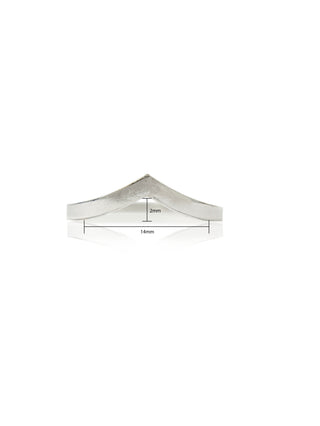 VOLARE Ring In 14k White Gold
