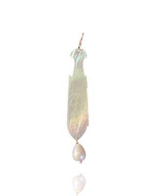 Mother Of Pearl Fish With Pearl 2