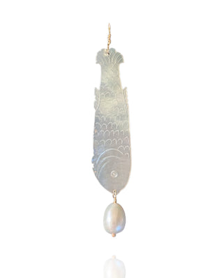 Mother Of Pearl Fish With Pearl 3