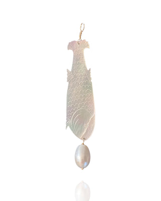 Mother Of Pearl Fish With Pearl 6