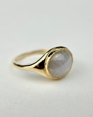 Gray Star Sapphire Ring