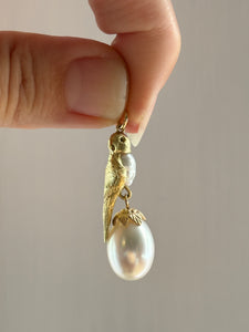 Parrot Pearl Pendant