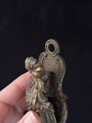 Edwardian Brass Letter Clip