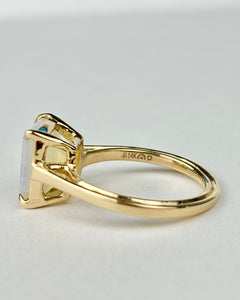 Crystal Boulder Opal Ring