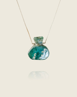 Ancient Roman Glass Bottle Necklace