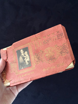 Antique Florentine Postcard Album