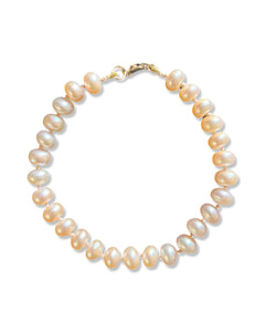 Peach Pearl Bracelet