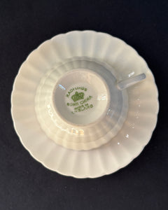 English Fluted Teacup And Saucer by Radford