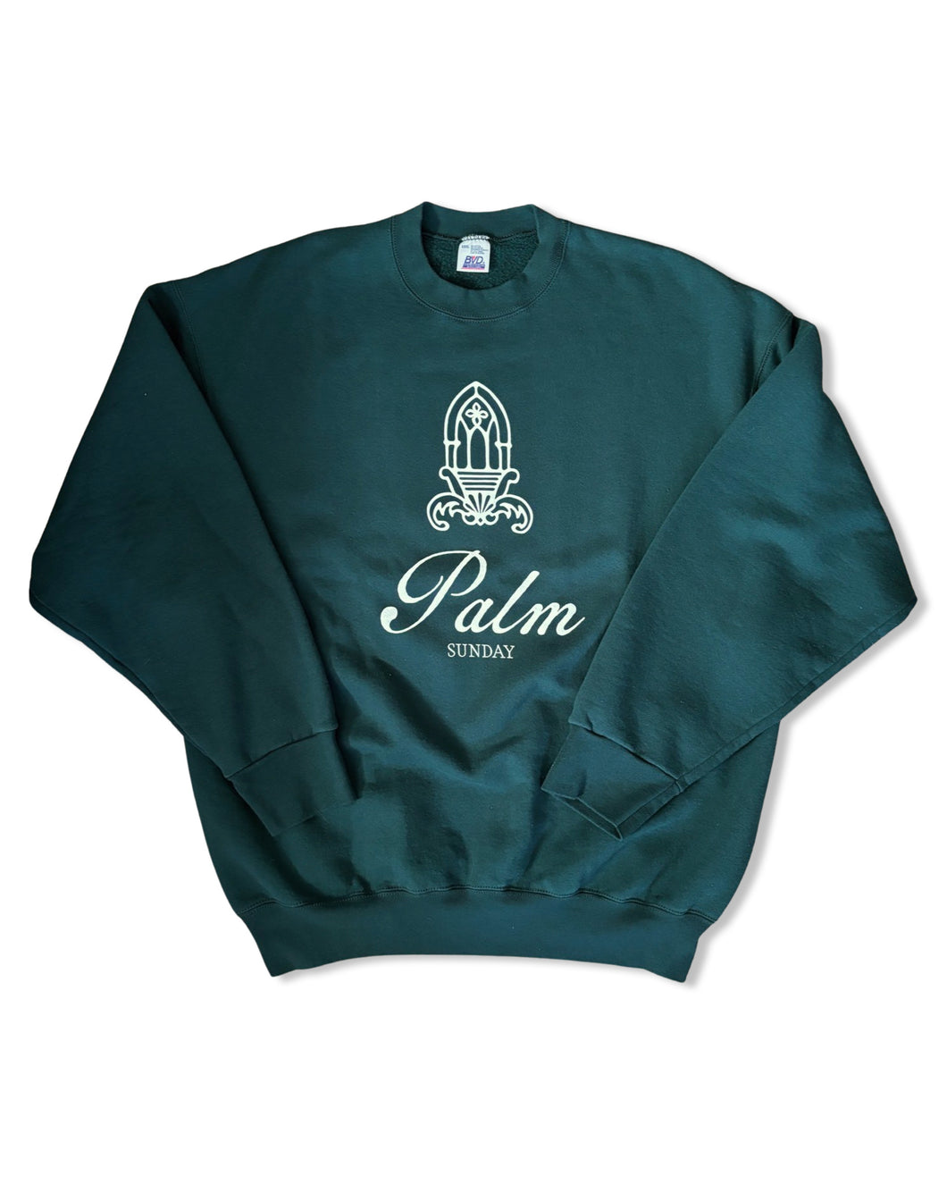 VINTAGE CREST SWEATSHIRT GREEN 3X