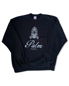 VINTAGE CREST SWEATSHIRT BLACK XL