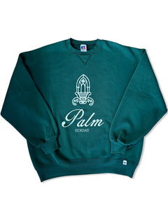 VINTAGE CREST SWEATSHIRT GREEN XL