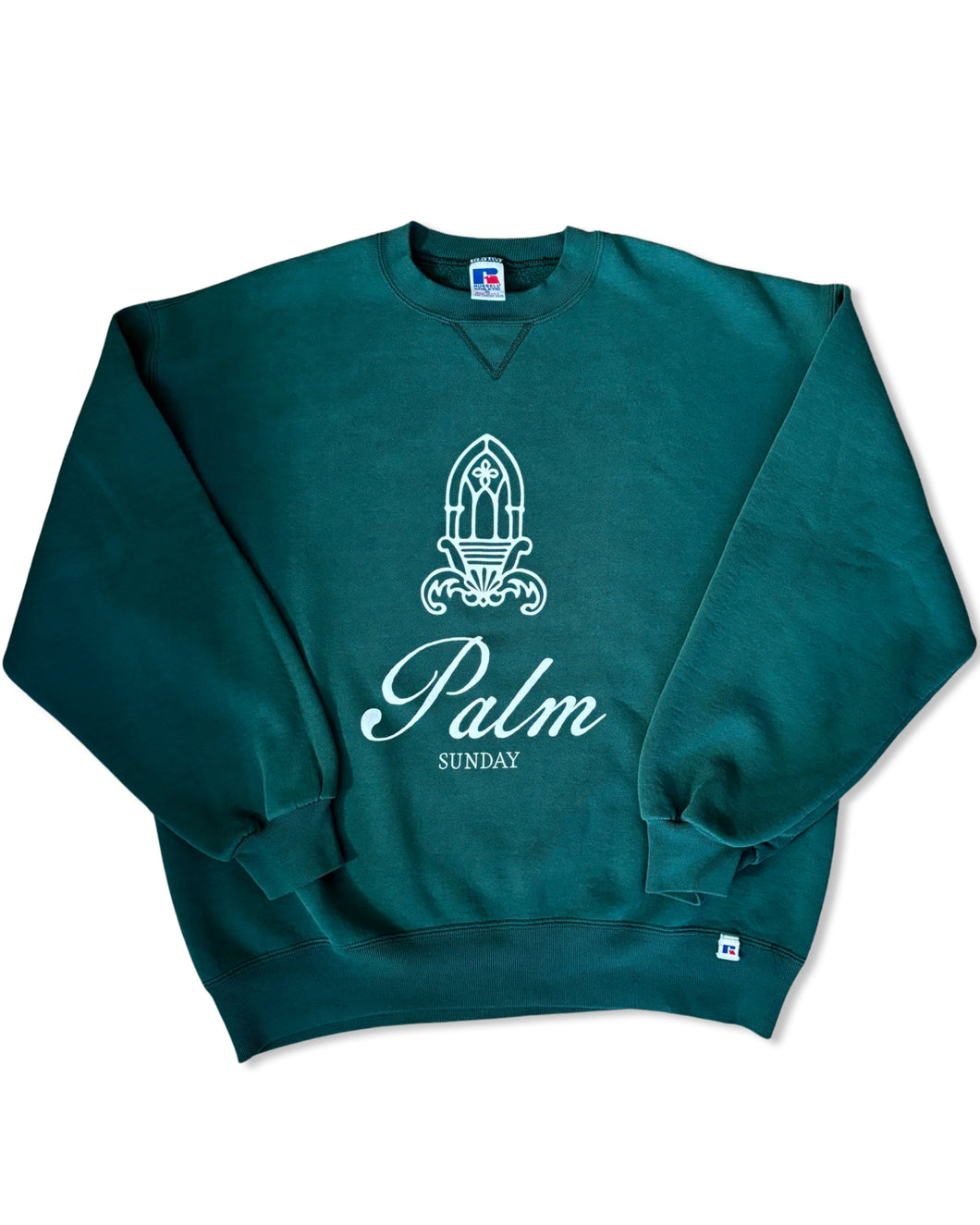 VINTAGE CREST SWEATSHIRT GREEN XL
