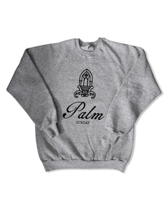 VINTAGE CREST SWEATSHIRT LIGHT GRAY L