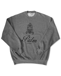 VINTAGE CREST SWEATSHIRT GRAY XL