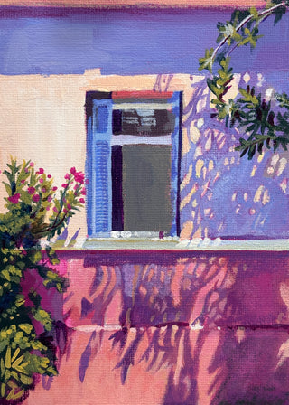 Athens Window Painting